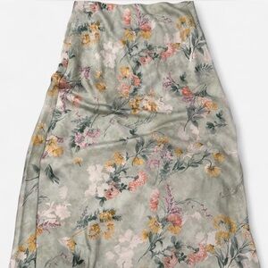 Floral Print Skirt